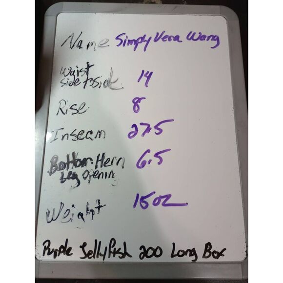 Simply Vera Wang Jeans Ladies 2 Embroidered Capri Y2K - Picture 9 of 9